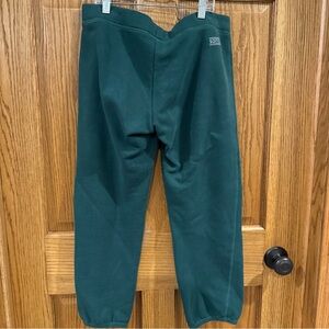 SOFFE Green Joggers Sweatpants Cotton Blend Athletic Medium Y2K